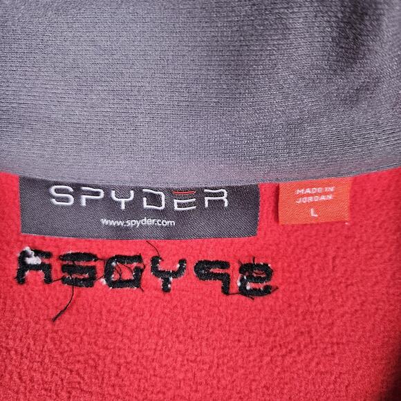 Spyder Bandit Fleece Jacket 205026 Mens L Outdoor Full Zip Sweater US Ski Team - Picture 8 of 16